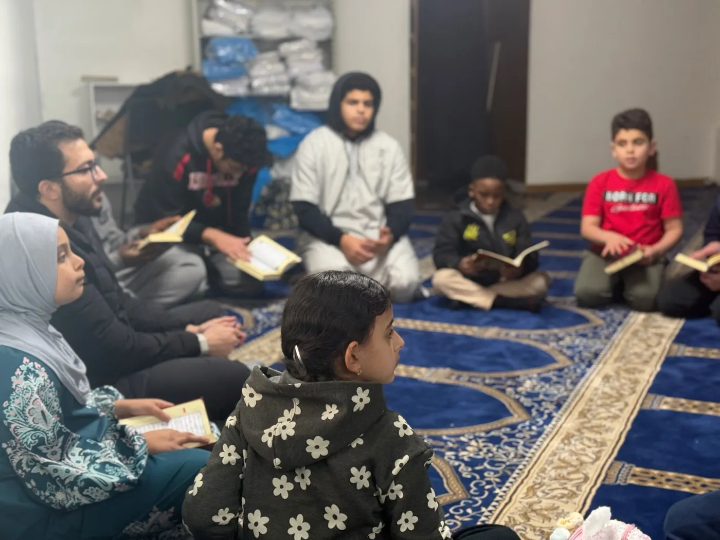 A moment from Alnur's community life